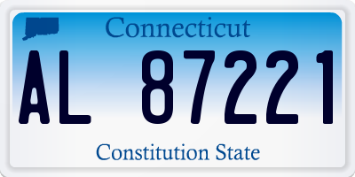CT license plate AL87221