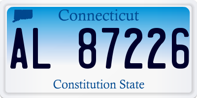 CT license plate AL87226