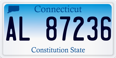 CT license plate AL87236