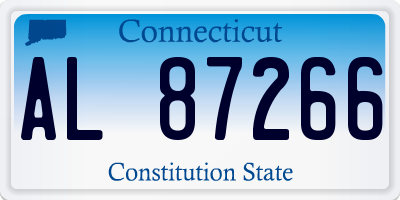 CT license plate AL87266