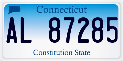 CT license plate AL87285