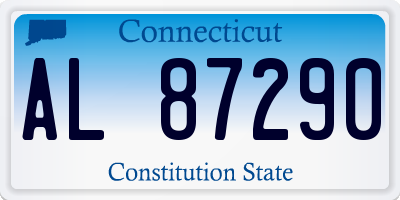 CT license plate AL87290