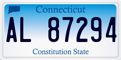 CT license plate AL87294
