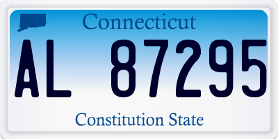 CT license plate AL87295