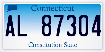 CT license plate AL87304