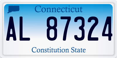 CT license plate AL87324