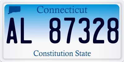 CT license plate AL87328