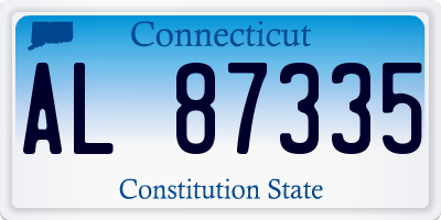 CT license plate AL87335