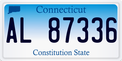 CT license plate AL87336