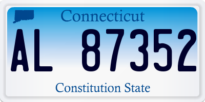 CT license plate AL87352