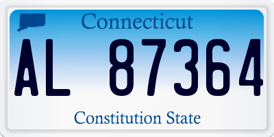 CT license plate AL87364