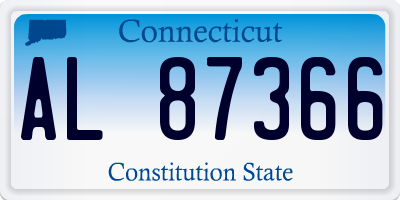 CT license plate AL87366