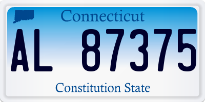 CT license plate AL87375
