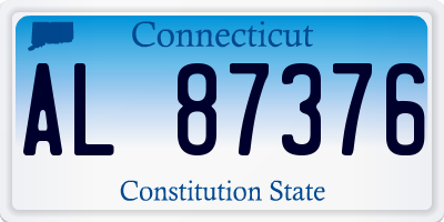 CT license plate AL87376