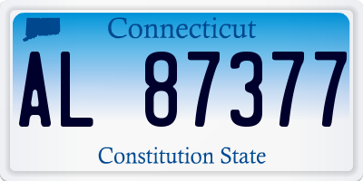 CT license plate AL87377