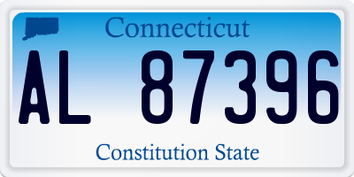 CT license plate AL87396