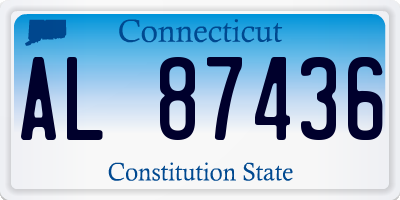 CT license plate AL87436