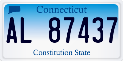 CT license plate AL87437