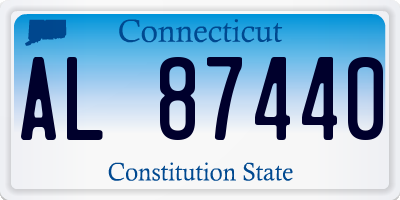 CT license plate AL87440