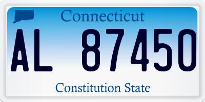CT license plate AL87450