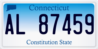 CT license plate AL87459
