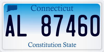 CT license plate AL87460