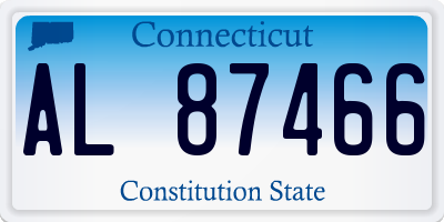 CT license plate AL87466