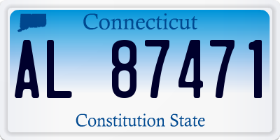 CT license plate AL87471