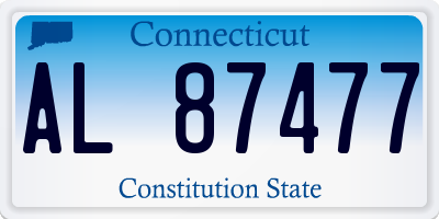 CT license plate AL87477
