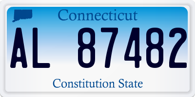 CT license plate AL87482