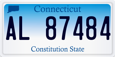CT license plate AL87484