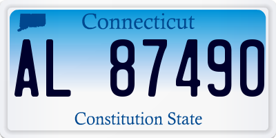 CT license plate AL87490