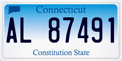 CT license plate AL87491