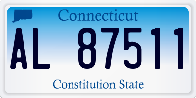 CT license plate AL87511