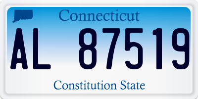 CT license plate AL87519