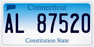 CT license plate AL87520