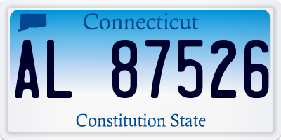 CT license plate AL87526