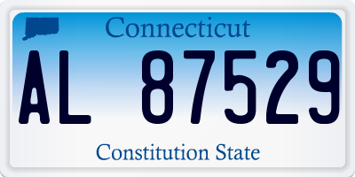 CT license plate AL87529