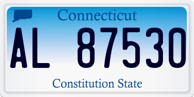 CT license plate AL87530