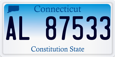 CT license plate AL87533