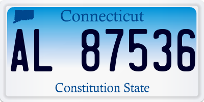 CT license plate AL87536