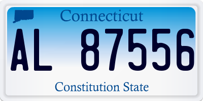 CT license plate AL87556