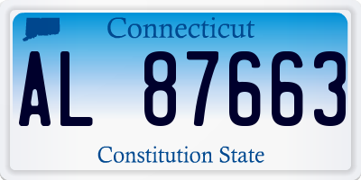 CT license plate AL87663