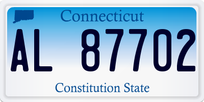CT license plate AL87702