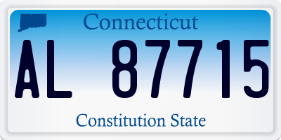 CT license plate AL87715