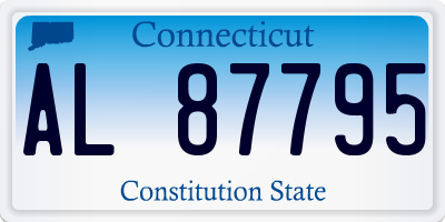 CT license plate AL87795