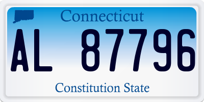 CT license plate AL87796