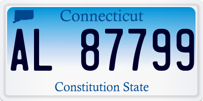 CT license plate AL87799