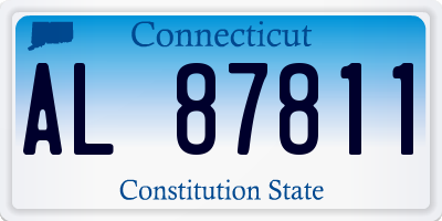 CT license plate AL87811