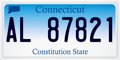CT license plate AL87821